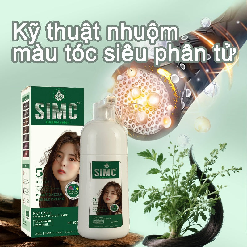 Dầu gội nhuộm tóc màu trắng Bubble Dye 500ml
