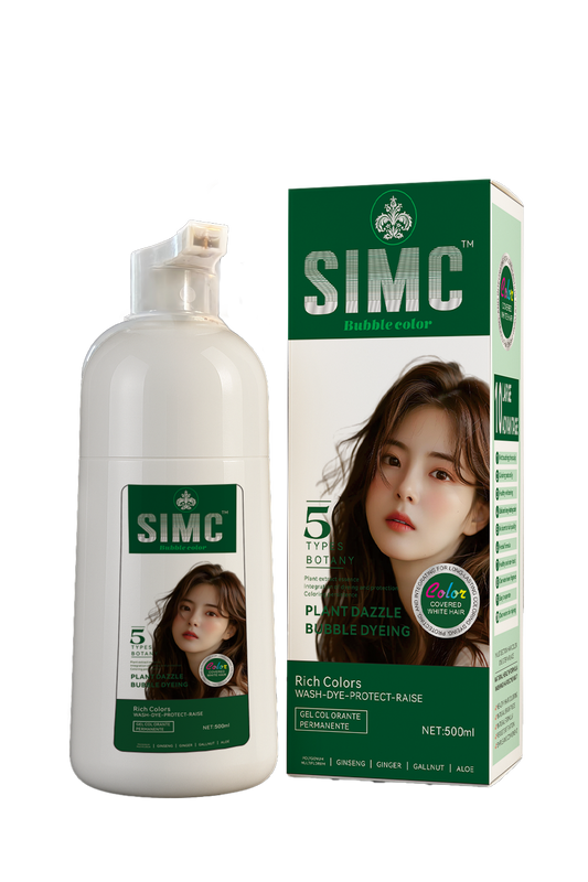 Dầu gội nhuộm tóc màu trắng Bubble Dye 500ml